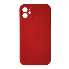 ЧОХОЛ SILICONE CASE FULL CAMERA SQUARE SIDE COPY ДЛЯ IPHONE 11 ЧЕРВОНИЙ