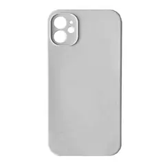 MR4_142620 Чохол silicone case full camera square side copy для iphone 11, білий 