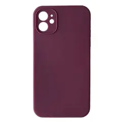 MR4_142628 Чохол silicone case full camera square side copy для iphone 11 marsala 