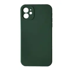 MR4_142626 Чохол silicone case full camera square side copy для iphone 11 dark зелений 