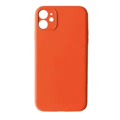 MR4_142630 Чохол silicone case full camera square side copy для iphone 11 помаранчевий 