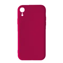 MR4_142643 Чохол silicone case full camera square side copy для iphone xr rose червоний 