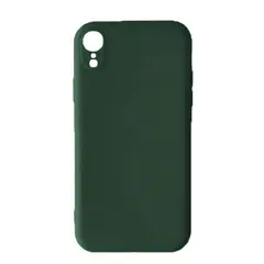 MR4_142644 Чохол silicone case full camera square side copy для iphone xr dark зелений 