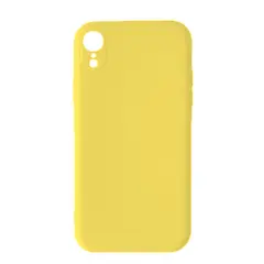 MR4_142645 Чохол silicone case full camera square side copy для iphone xr жовтий 