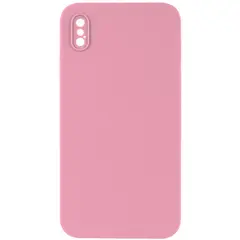 MR4_142651 Чохол silicone case full camera square side copy для iphone xs рожевий 