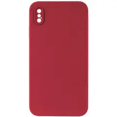 MR4_142652 Чохол silicone case full camera square side copy для iphone xs rose 
