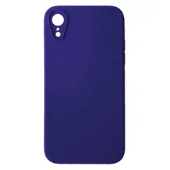 ЧОХОЛ SILICONE CASE FULL CAMERA SQUARE SIDE COPY ДЛЯ IPHONE XR ULTRA ФІОЛЕТОВИЙ