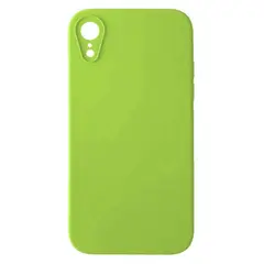 MR4_142660 Чохол silicone case full camera square side copy для iphone xr party зелений 