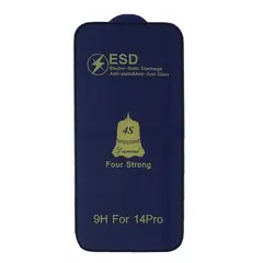 ЗАХИСНЕ СКЛО ESD 4S ANTI-STATIC ДЛЯ IPHONE 14 PRO, ЧОРНИЙ (ТЕХ. ПАК)