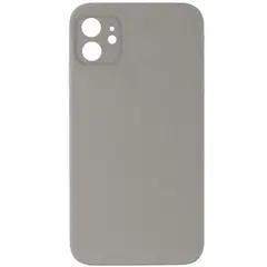 ЧОХОЛ SILICONE CASE FULL CAMERA SQUARE SIDE COPY ДЛЯ IPHONE 11, СІРИЙ