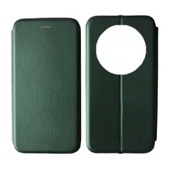ЧОХОЛ-КНИЖКА LEVEL ДЛЯ REDMI 14C MIDNIGHT ЗЕЛЕНИЙ