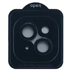 ЗАХИСНЕ СКЛО CAMERA METAL ДЛЯ IPHONE 14, 14 PLUS, ЧОРНИЙ