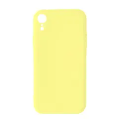 MR4_142619 Чохол silicone case full camera square side copy для iphone xr mellow жовтий 