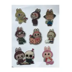НАБІР НАКЛЕЙОК 3D STICKERS LABUBU 9
