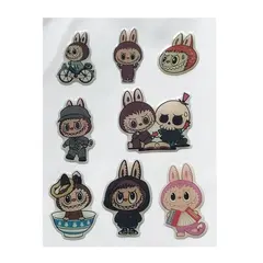MR4_142440 Набір наклейок 3d stickers labubu 3 