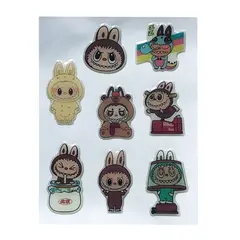 НАБІР НАКЛЕЙОК 3D STICKERS LABUBU 10