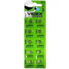 БАТАРЕЙКА VIDEX AG11 (LR721) BLISTER 10