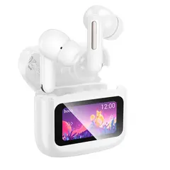 MR4_142613 Навушники бездротові hoco eq14 cool color true wireless bt headset with touch screen, білий 