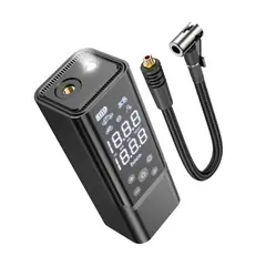 АВТОМОБІЛЬНИЙ НАСОС HOCO ZP7 MADDY (5000MAH), ЧОРНИЙ