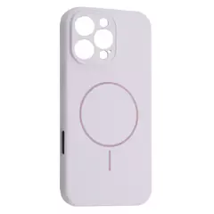 MR4_142818 Чохол silicone case full camera fine ring magsafe для iphone 16 pro max purpule lilac 