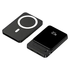 MR4_143013 Зовнішній акумулятор power bank a77 magsafe 22,5w 10 000mah, чорний 