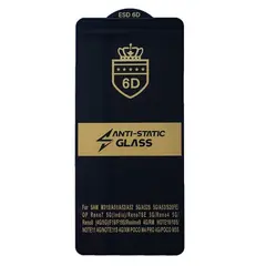 ЗАХИСНЕ СКЛО 6D ANTI-STATIC ДЛЯ OPPO A74 4G, ЧОРНИЙ (ТЕХ. ПАК)