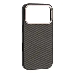 ЧОХОЛ KEVLAR STYLE MAGSAFE ДЛЯ IPHONE 17 PRO MAX, ЧОРНИЙ