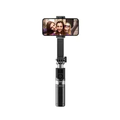 МОНОПОД XO SS10 MINI TRIPOD STAND BLUETOOTH SELFIE STICK 80CM (WITH MIRROR), ЧОРНИЙ