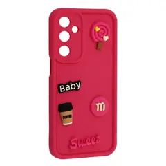MR4_143381 Чохол happy для samsung a26 5g рожевий 