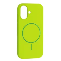 MR4_143260 Чохол silicone case with magsafe для iphone 17 emerald зелений 