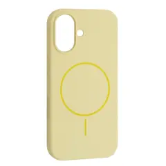 ЧОХОЛ SILICONE CASE WITH MAGSAFE ДЛЯ IPHONE 17 CUSTARD