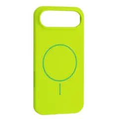 MR4_143268 Чохол silicone case with magsafe для iphone 17 air emerald зелений 
