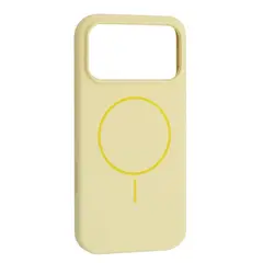 MR4_143285 Чохол silicone case with magsafe для iphone 17 pro max custard 