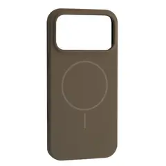 ЧОХОЛ SILICONE CASE WITH MAGSAFE ДЛЯ IPHONE 17 PRO TITANIUM, СІРИЙ