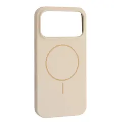 ЧОХОЛ SILICONE CASE WITH MAGSAFE ДЛЯ IPHONE 17 PRO MAX ANTIQUE, БІЛИЙ