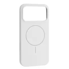 MR4_143296 Чохол silicone case with magsafe для iphone 17 pro max, білий 