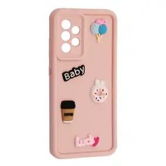 MR4_143407 Чохол happy для samsung a52 4g light рожевий 