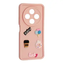 MR4_143433 Чохол happy для redmi 14c, а4, poco c75 light рожевий 