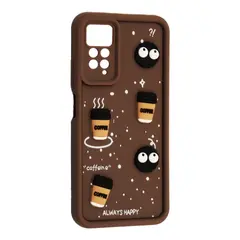 MR4_143451 Чохол happy для redmi note 11, 11s brown 