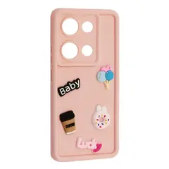 MR4_143462 Чохол happy для redmi note 13 pro 4g light рожевий 
