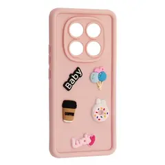MR4_143472 Чохол happy для redmi note 14 pro 4g light рожевий 