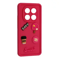 MR4_143474 Чохол happy для redmi note 14 pro 4g рожевий 