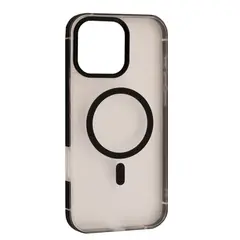 MR4_143625 Чохол dulero metal clear magsafe case для iphone 16 pro max, чорний 