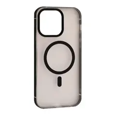 MR4_143626 Чохол dulero metal clear magsafe case для iphone 16 pro max, сірий 