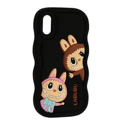 MR4_143790 Чохол labubu case для iphone xr, чорний 