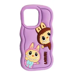 MR4_143823 Чохол labubu case для iphone 12 pro max, 13 pro max, 14 plus, 15 plus glycine 