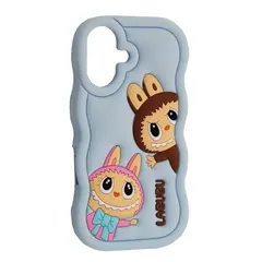 MR4_143845 Чохол labubu case для iphone 16 синій 