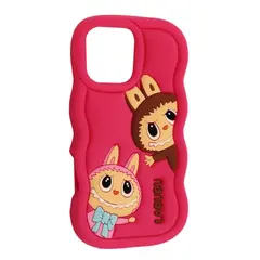 MR4_143859 Чохол labubu case для iphone 16 pro max hot рожевий 