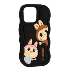 MR4_143855 Чохол labubu case для iphone 16 pro max, чорний 