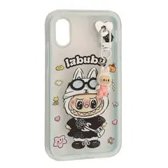 MR4_143865 Чохол labubu (з брелком) для iphone xr синій 